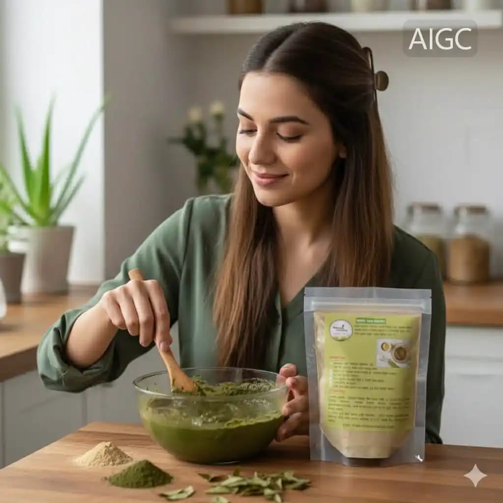 ১০০% অরগানিক চুলের মেহেদি পাউডার (২০০ গ্রাম)